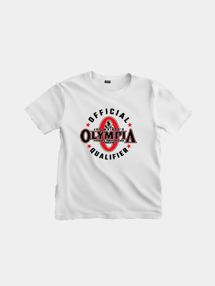OLYMPIA QUALIFIER OFFICIAL BASIC T-SHIRT  WHITE