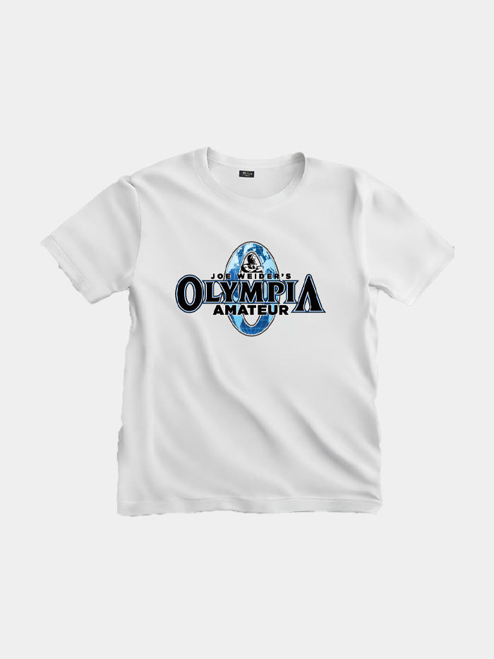 OLYMPIA AMATEUR OFFICIAL BASIC T-SHIRT WHITE